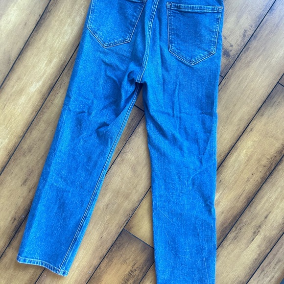 Express Front seam Straight leg jeans. High waist, mom jean. - Picture 3 of 5